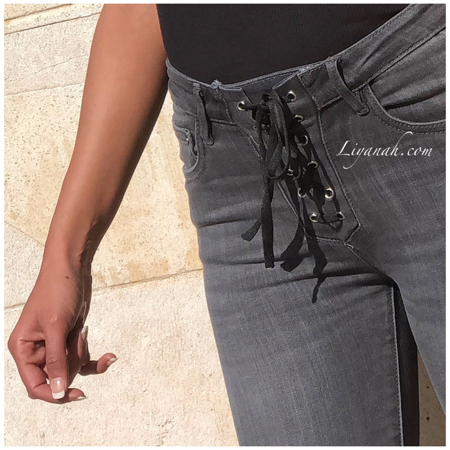 Jean Skinny Modèle AYLE GRIS