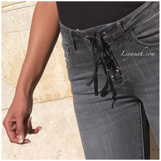 Jean Skinny Modèle AYLE GRIS