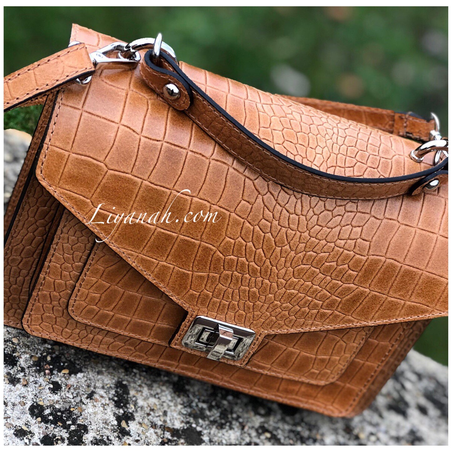 Sac Cuir PETIT Modèle EVYA CAMEL