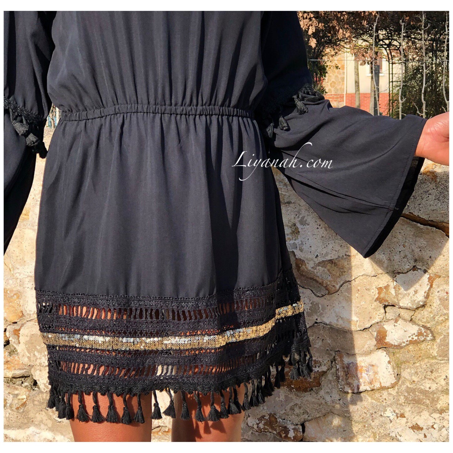 Robe Tunique COURTE Modèle NEZHA NOIR