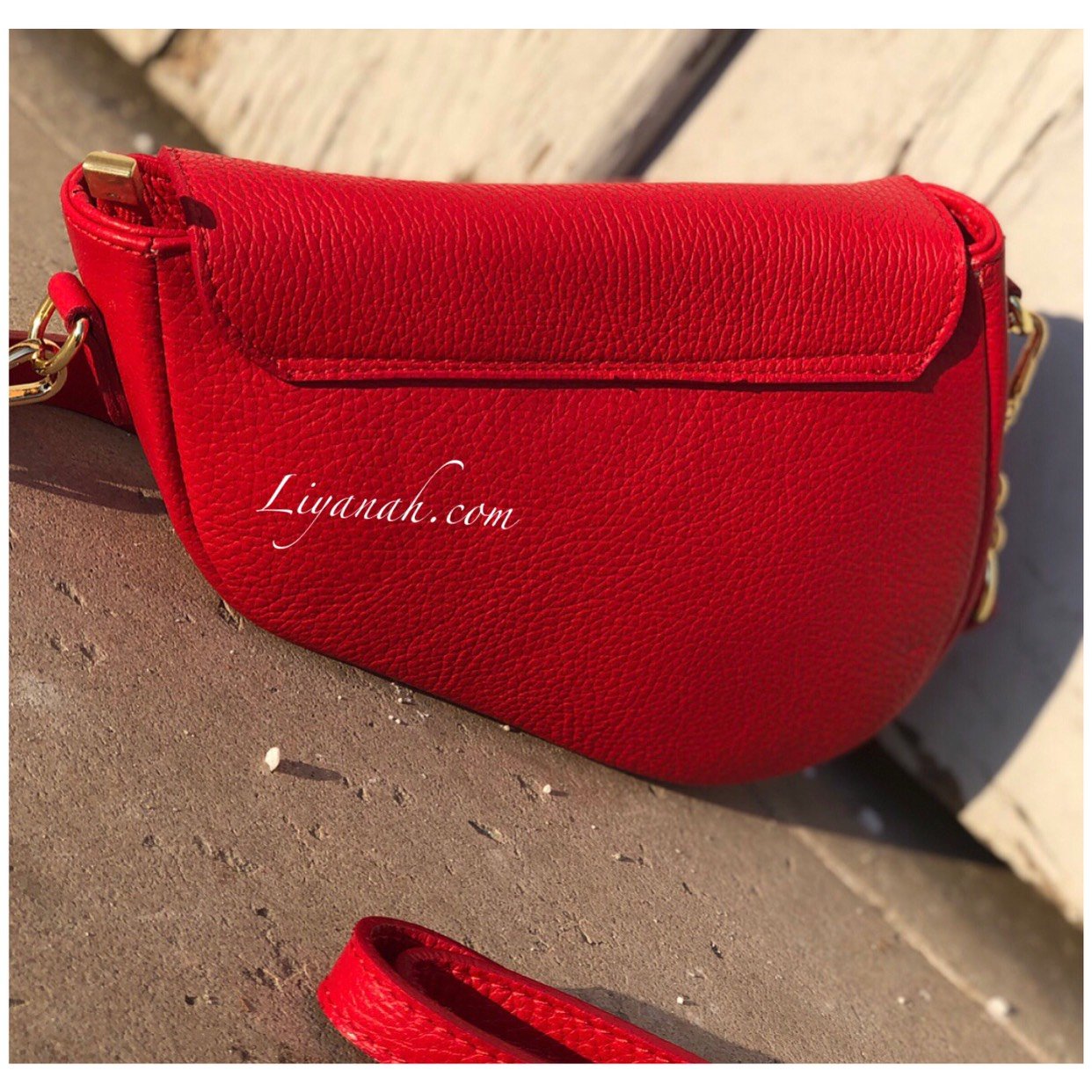 Sac Cuir PETIT Modèle SHEORA ROUGE