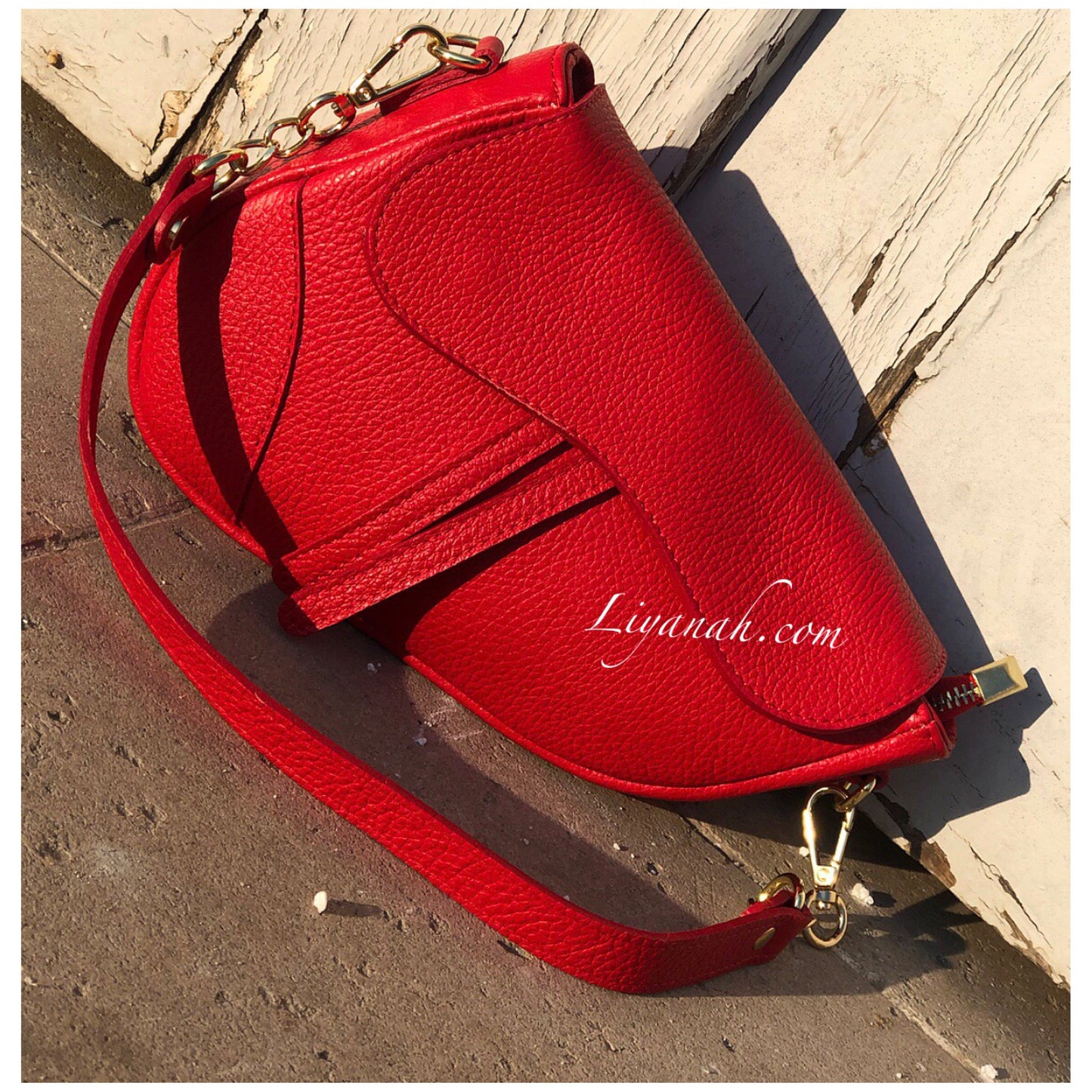 Sac Cuir PETIT Modèle SHEORA ROUGE