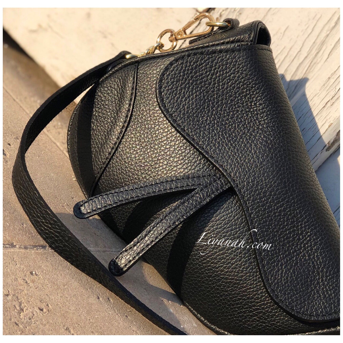 Sac Cuir PETIT Modèle SHEORA NOIR