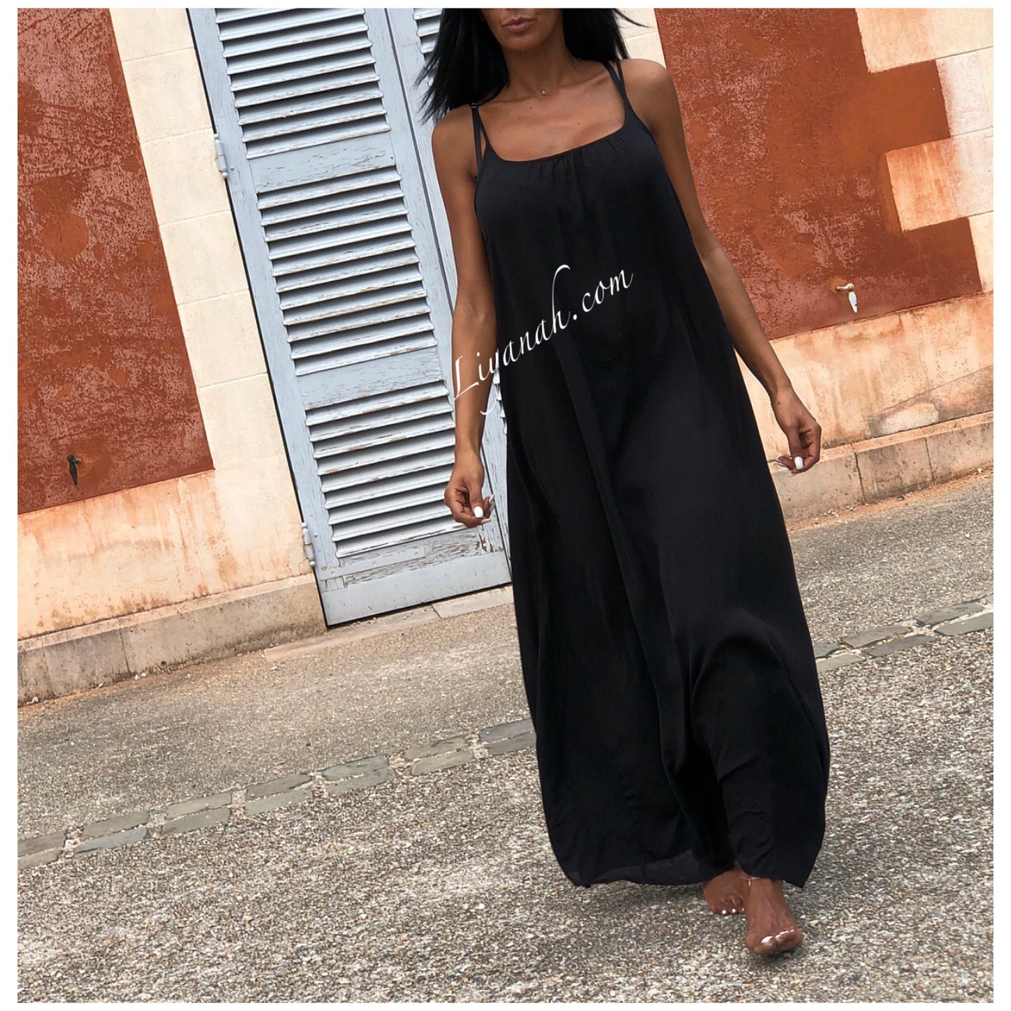 ROBE Longue Modèle BAKA Noir