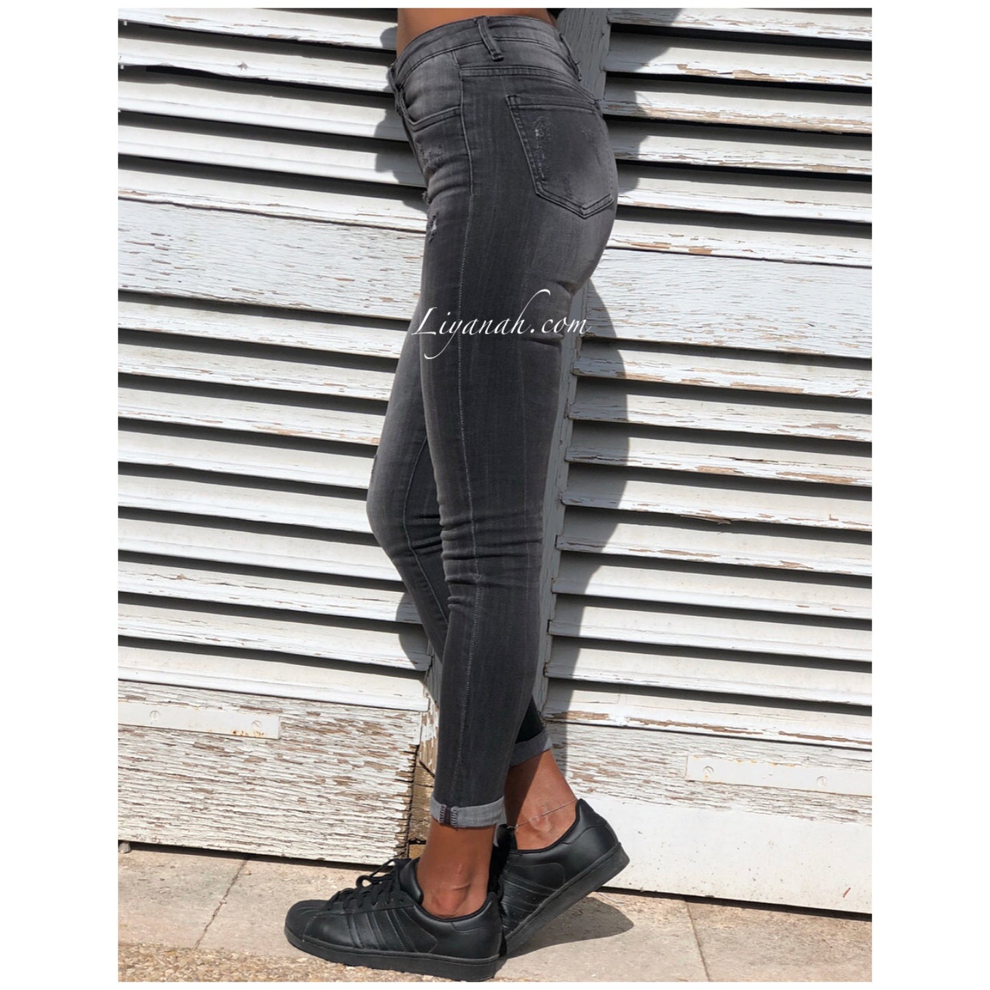 Jean Skinny Modèle CHAYANA GREY