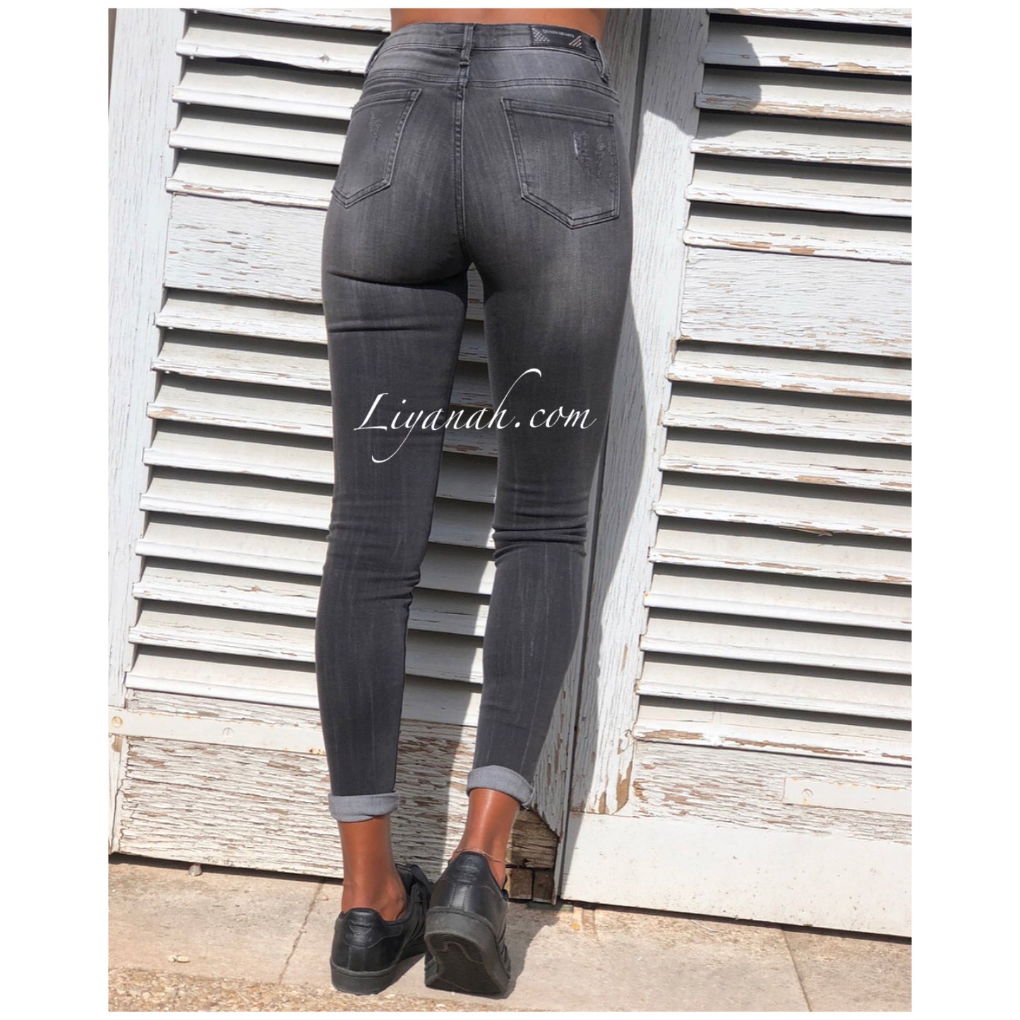 Jean Skinny Modèle CHAYANA GREY