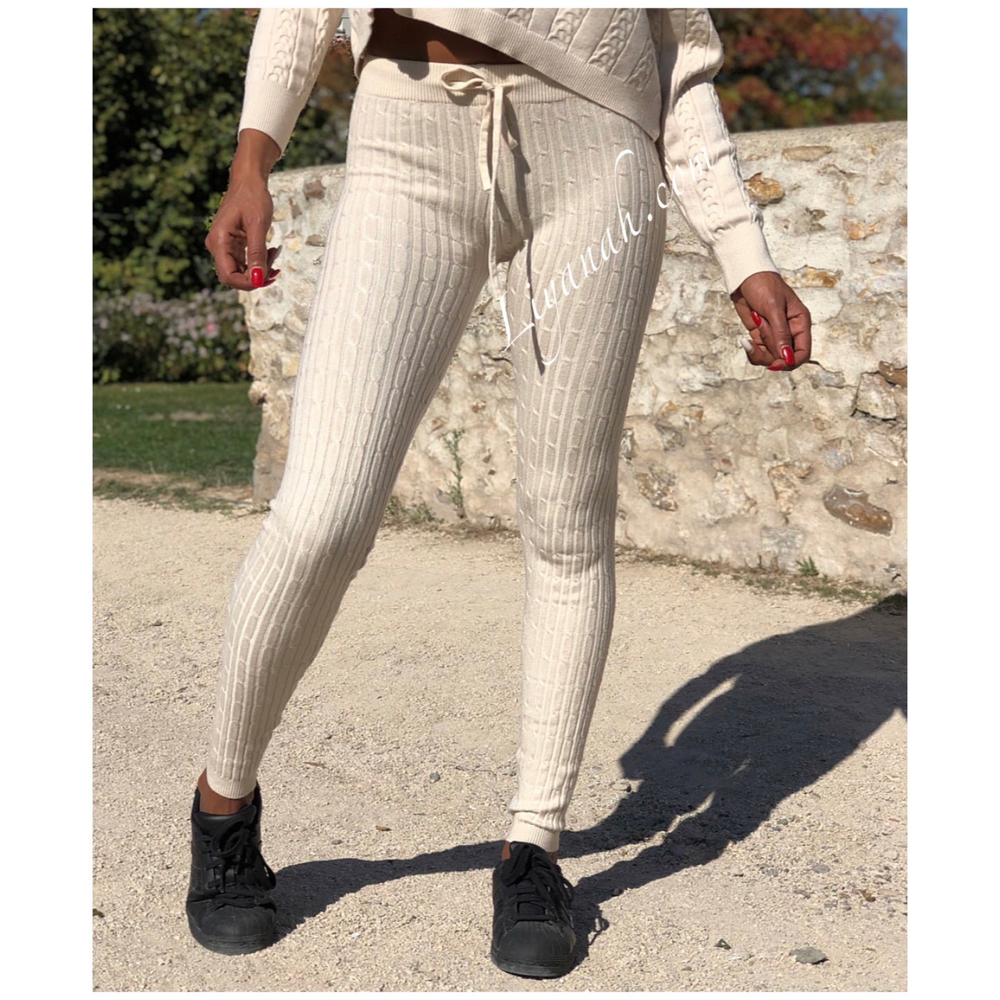 Ensemble Pull / Pantalon Modèle ALCANTARA ÉCRU