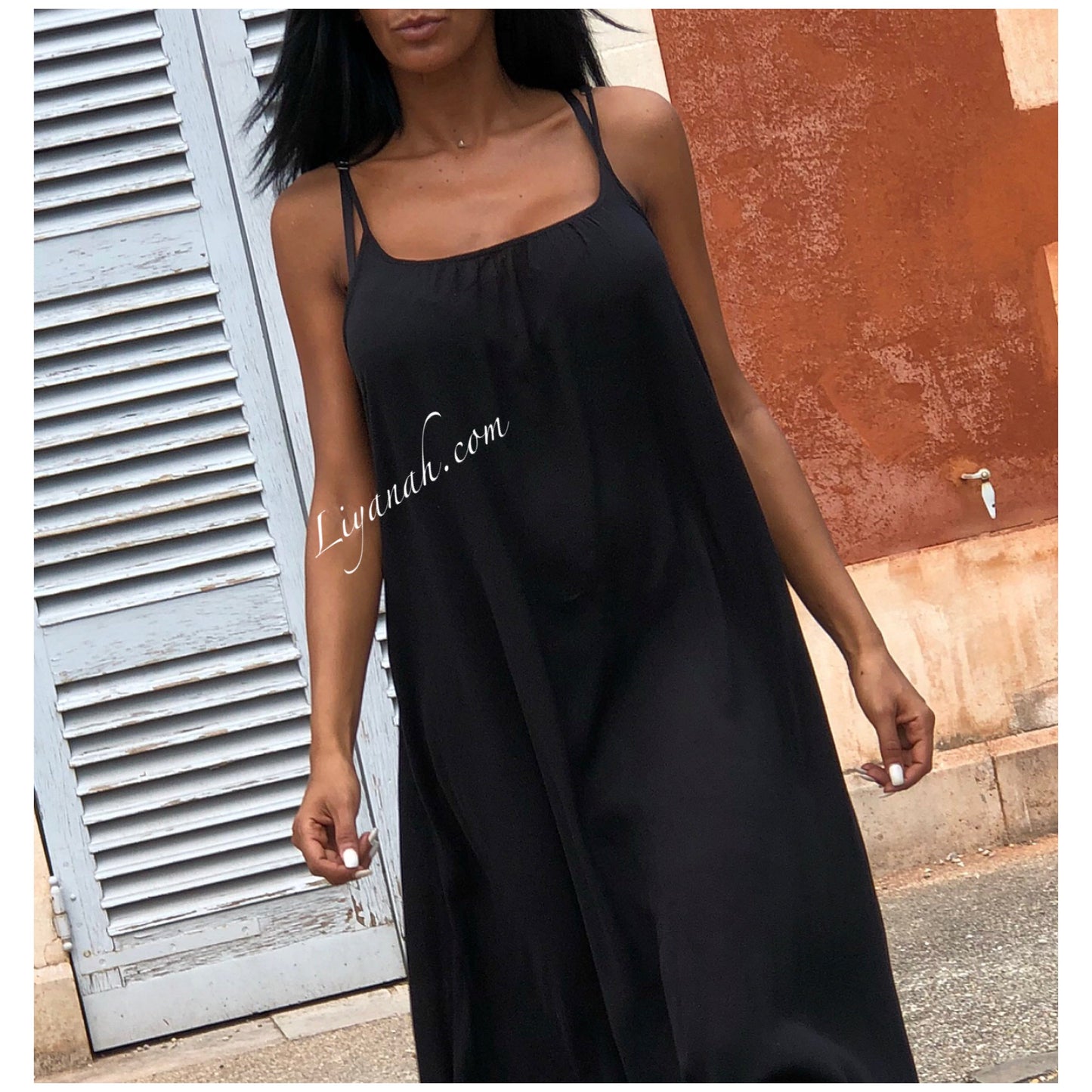 ROBE Longue Modèle BAKA Noir