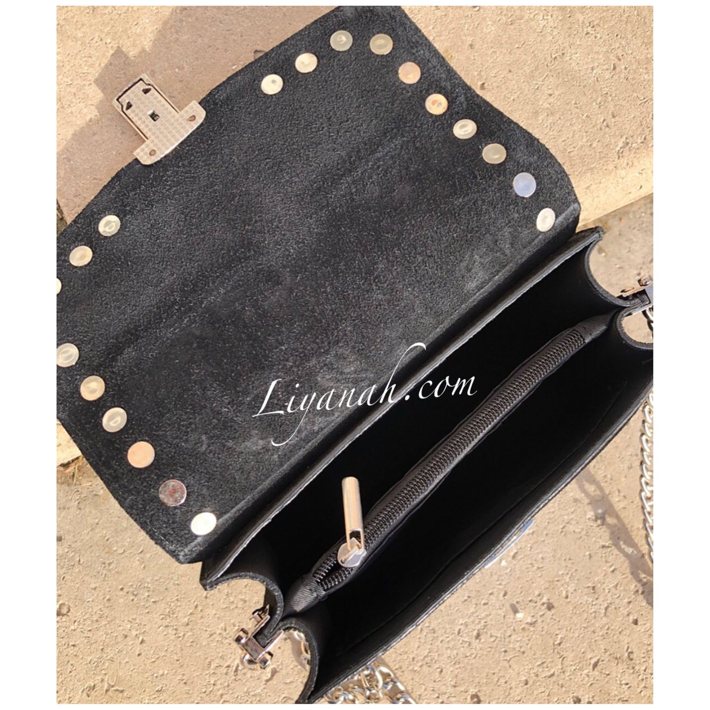 SAC CUIR Petit Modèle ELOUYA NOIR