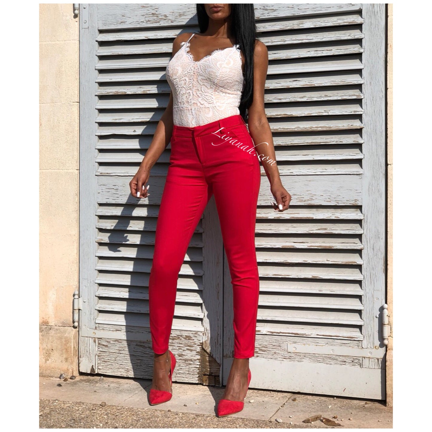 Pantalon Modèle AITA ROUGE