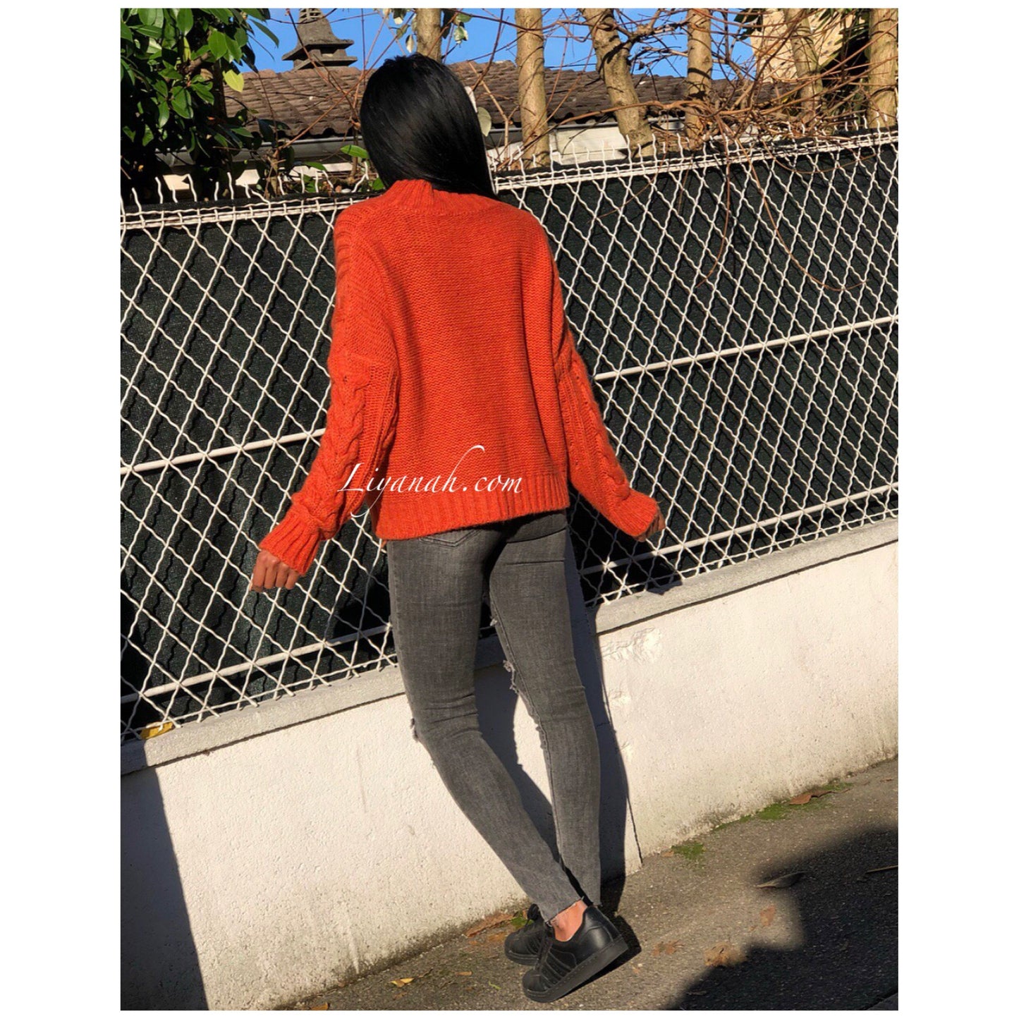 PULL Modèle SYLARYA ORANGE