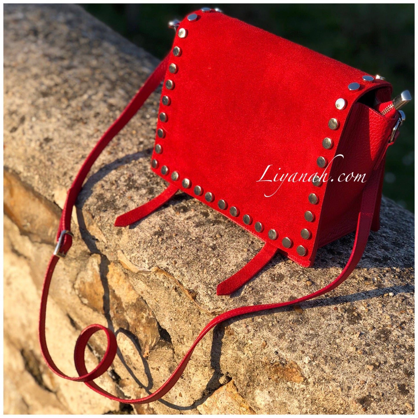 Sac Cuir Modèle ACYA ROUGE