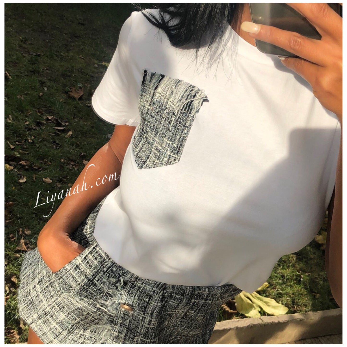 Ensemble T-shirt et Jupe Short Modèle SAKYLA