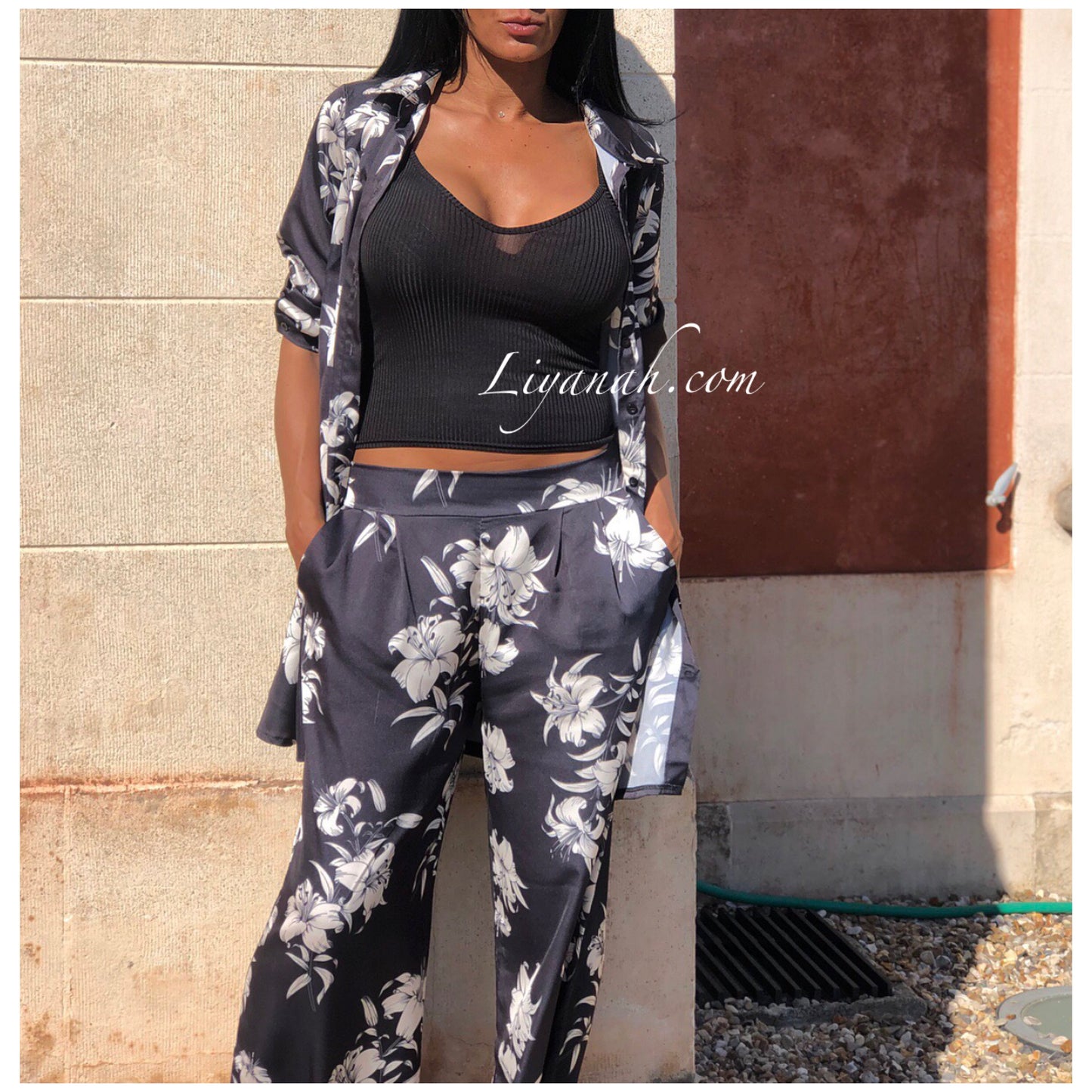 Ensemble Modèle ZYAKA Chemise + Pantalon Noir