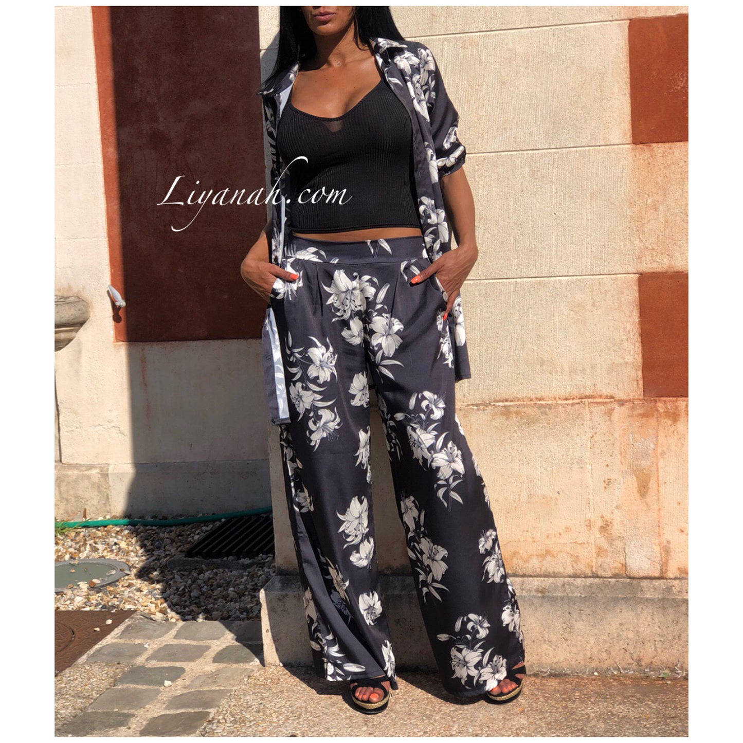 Ensemble Modèle ZYAKA Chemise + Pantalon Noir