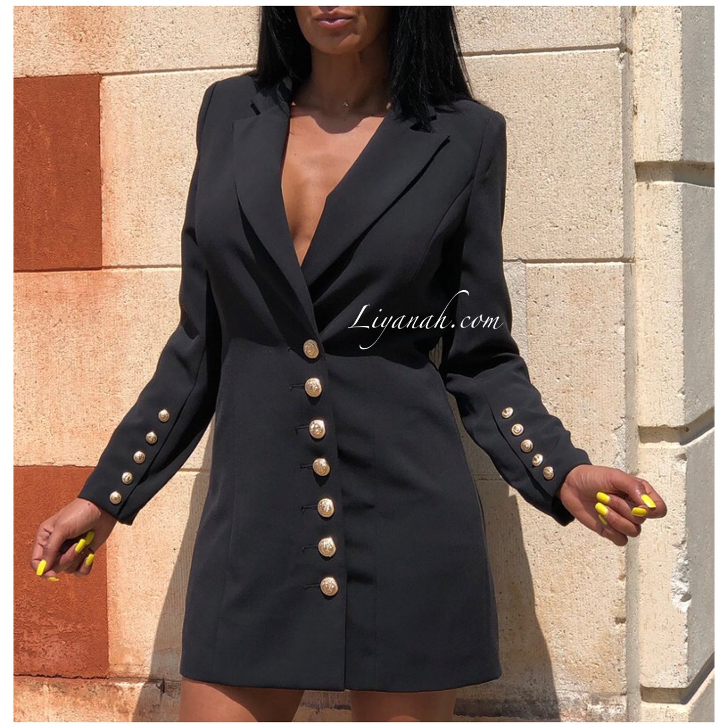 Robe Blazer Modèle LOUARA NOIR