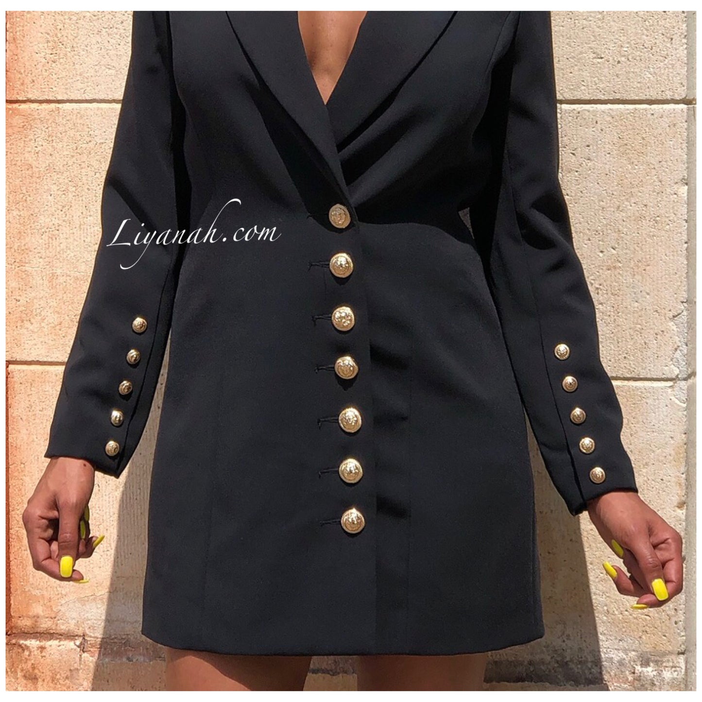 Robe Blazer Modèle LOUARA NOIR