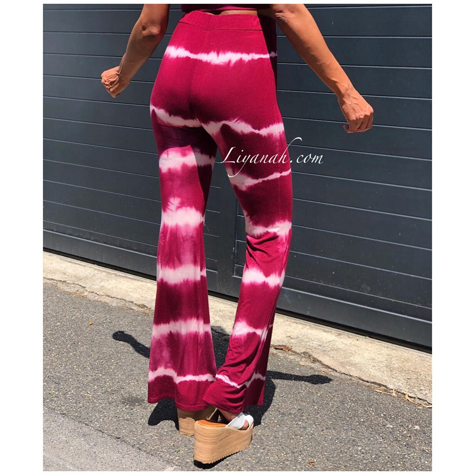 Ensemble Brassière + Pantalon Modèle ALOUYA BORDEAUX