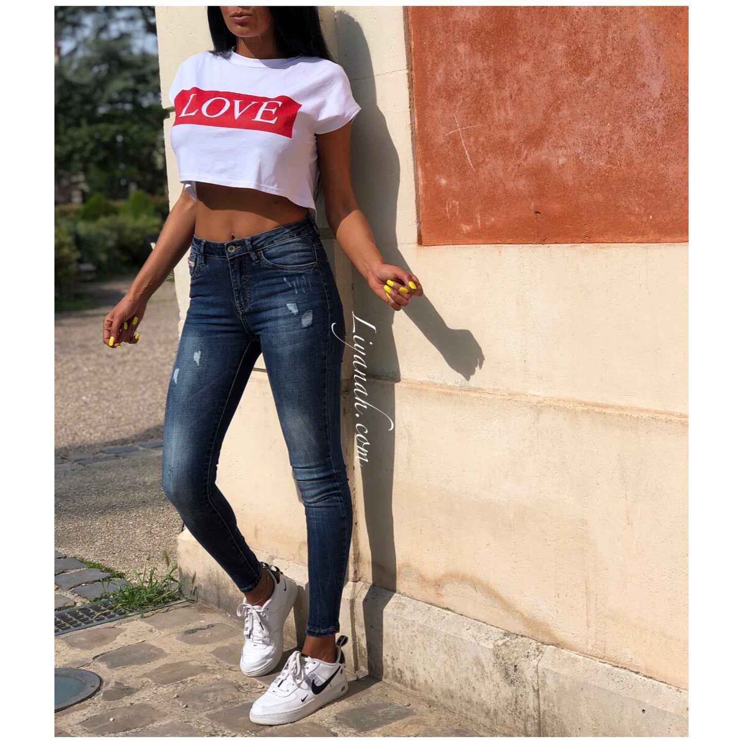 CROP TOP Modèle LOVE