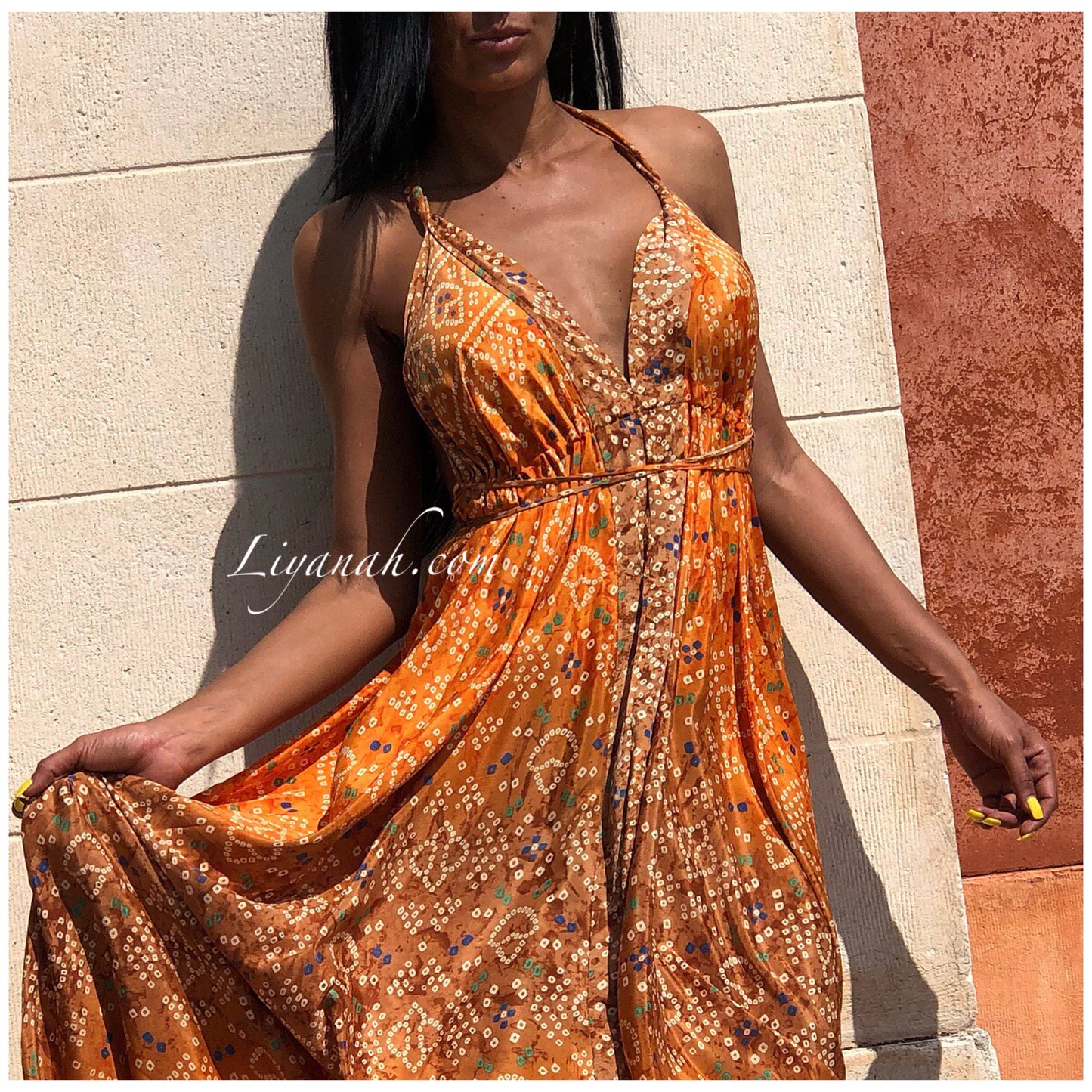 Robe Asymétrique Modèle BOHEMIA CAMEL