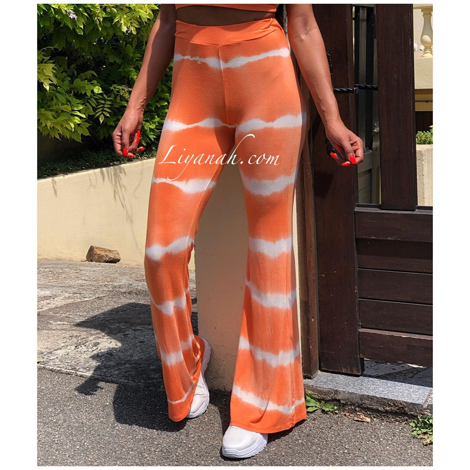 Ensemble Brassière + Pantalon Modèle ALOUYA ORANGE