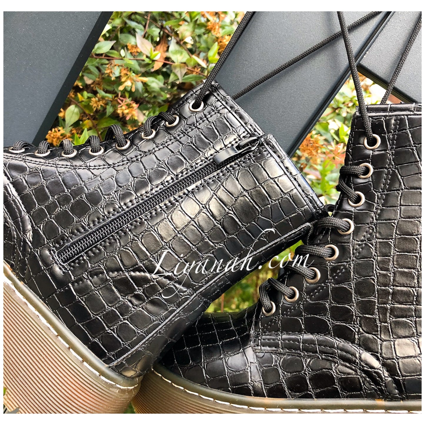 BOOTS Modèle LIZZY NOIR CROCO