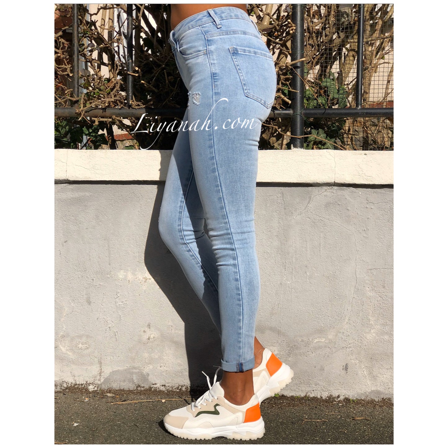 Jean Skinny Modèle CHAYANA LIGHT BLUE