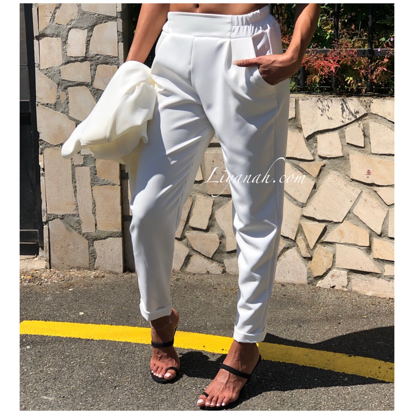 Pantalon Modèle HARA BLANC