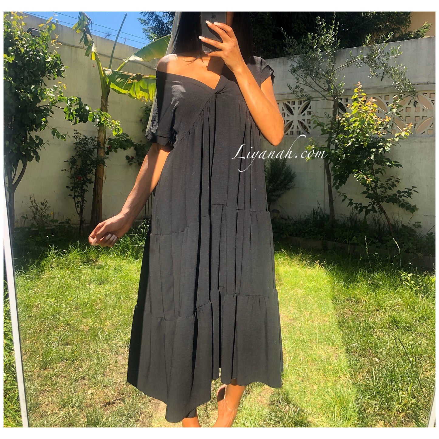 ROBE Longue Modèle HANYZ NOIR