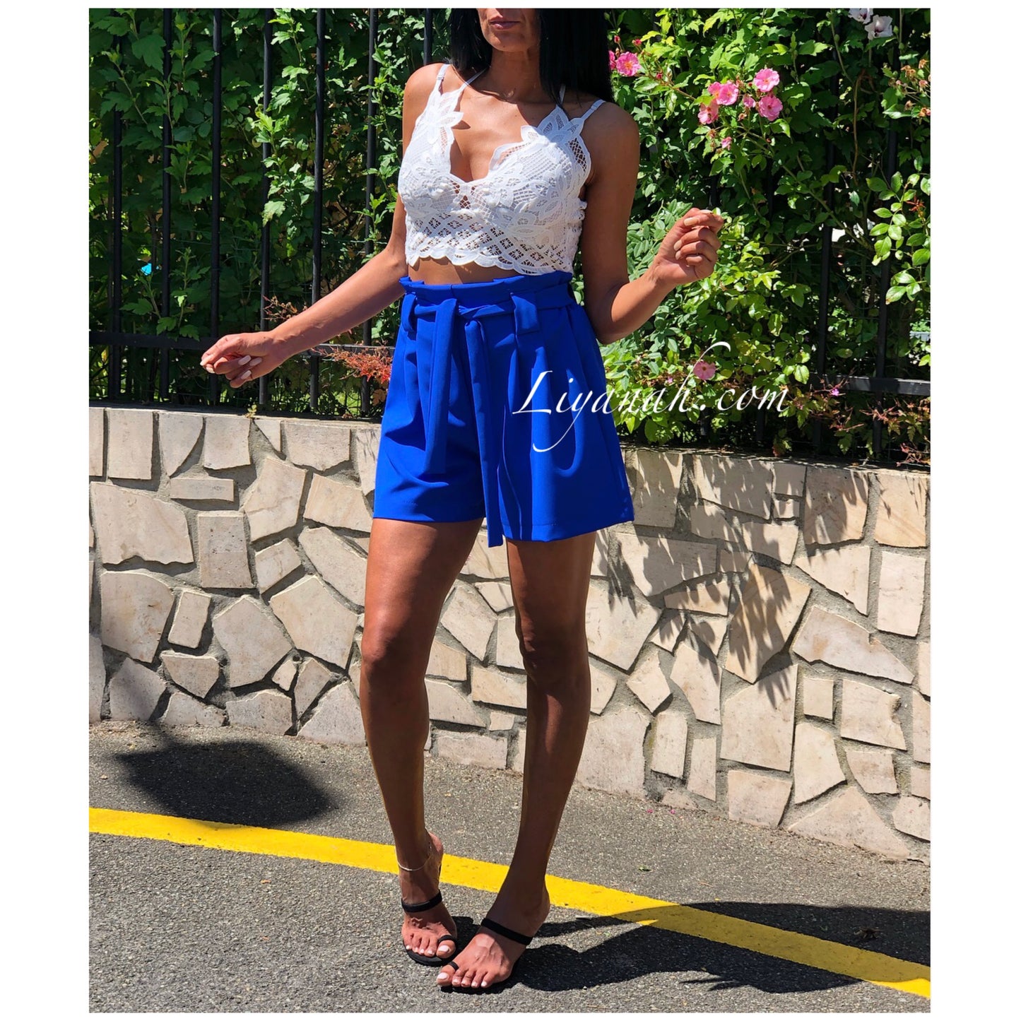 Short Modèle HARA BLEU ÉLECTRIQUE