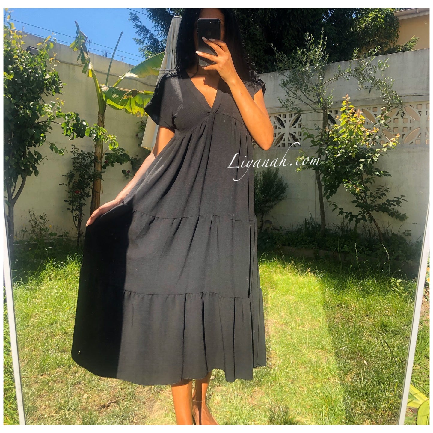 ROBE Longue Modèle HANYZ NOIR