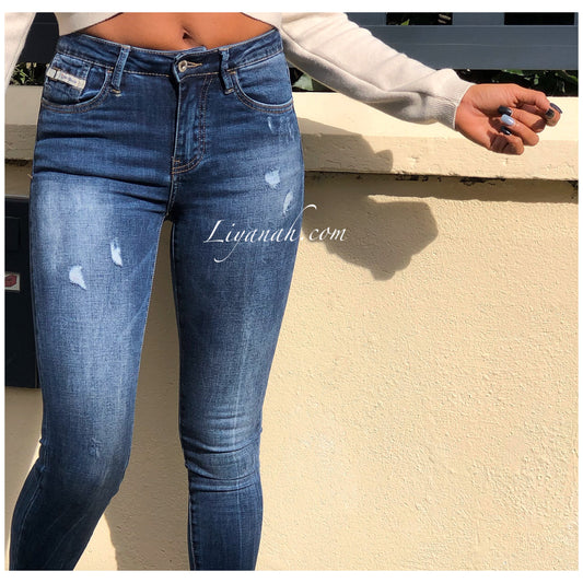 Jean Skinny Modèle CHAYANA BLUE