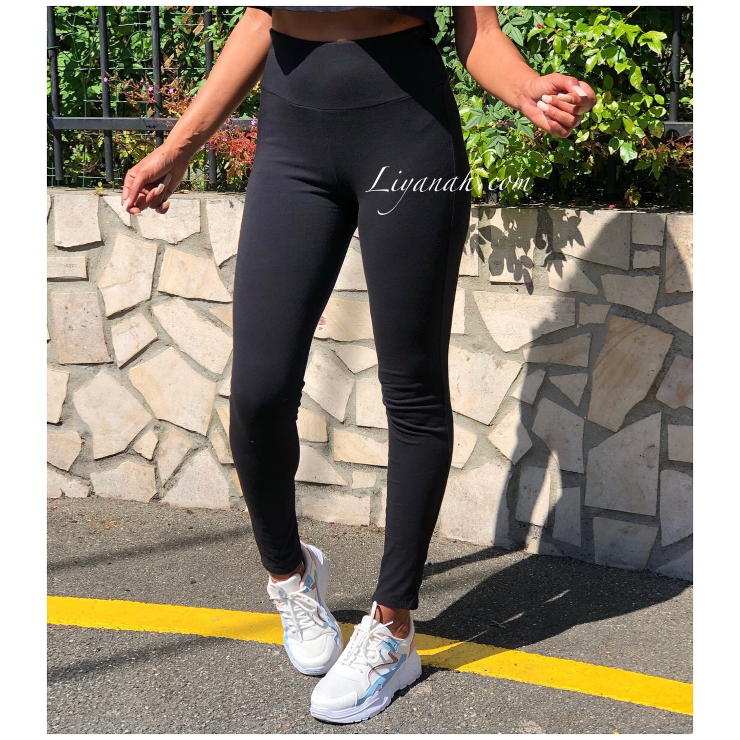 Ensemble Top + Legging Modèle GWEN NOIR