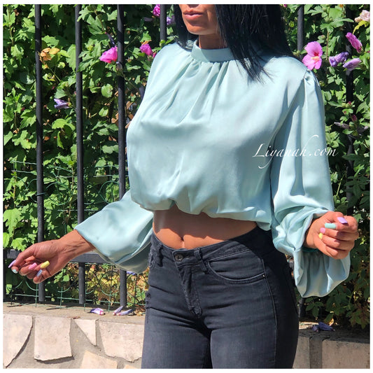 Blouse Modèle LILA VERT