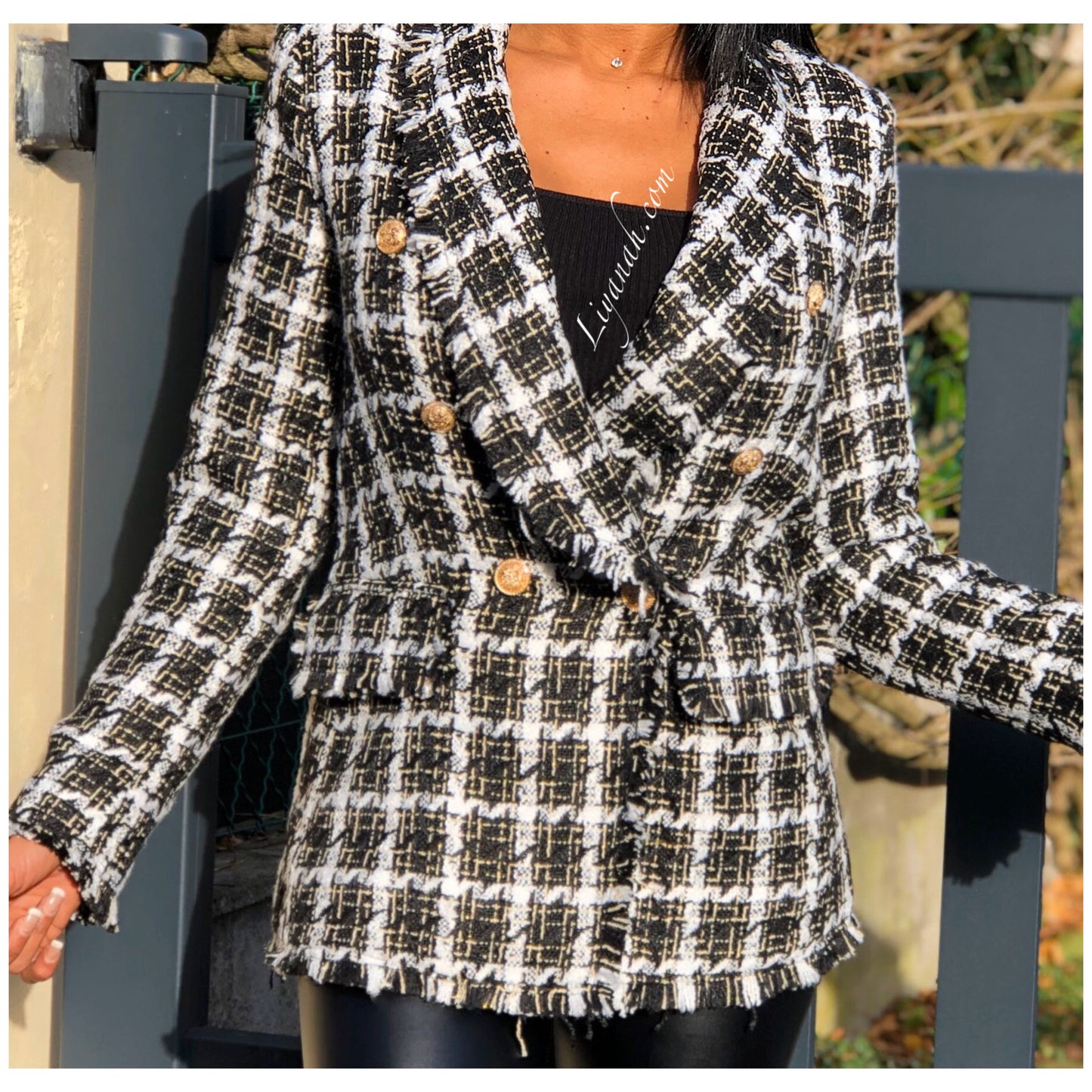 Veste Blazer Modèle FYLIA TWEED