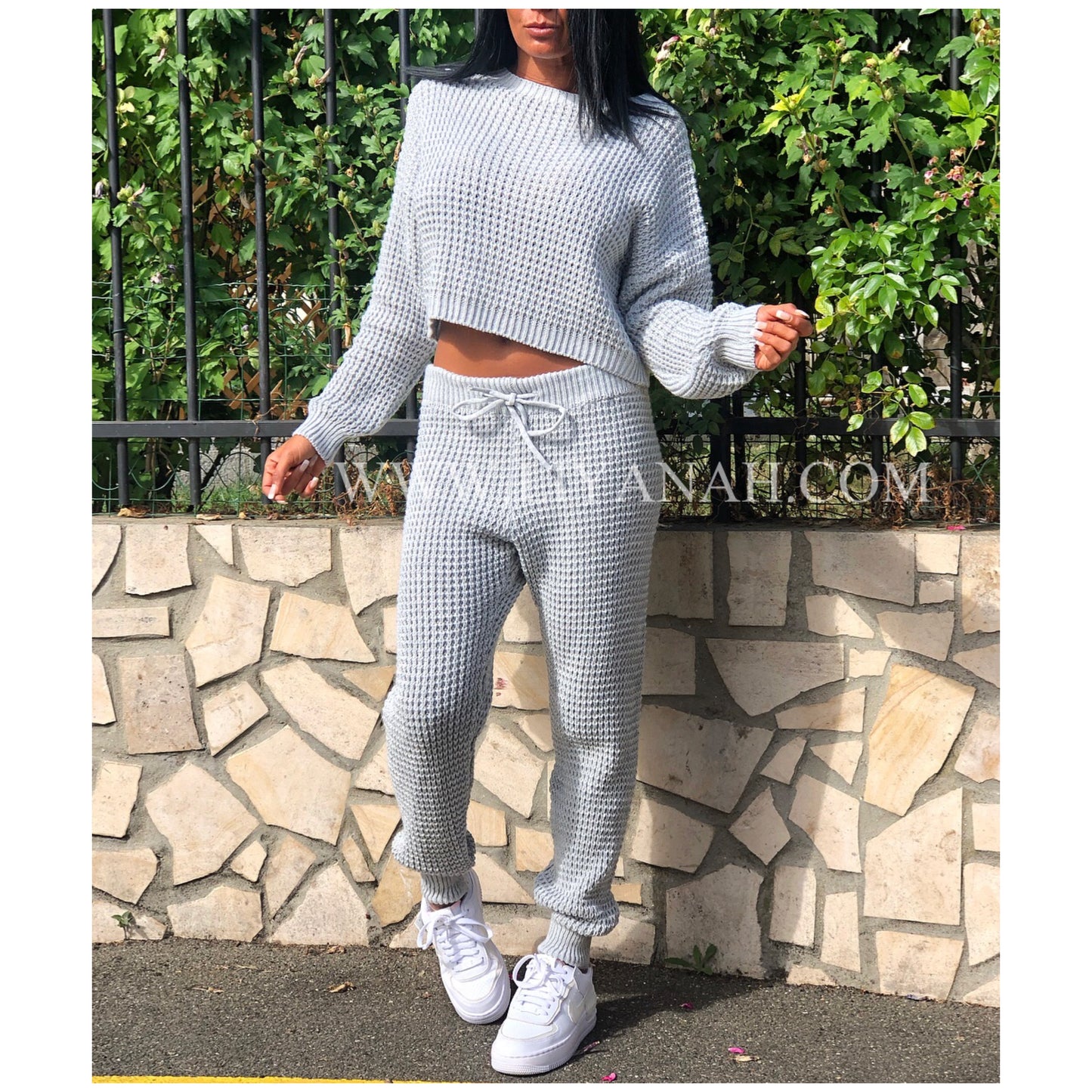 Ensemble Pull + Pantalon Modèle OLIVIA GRIS