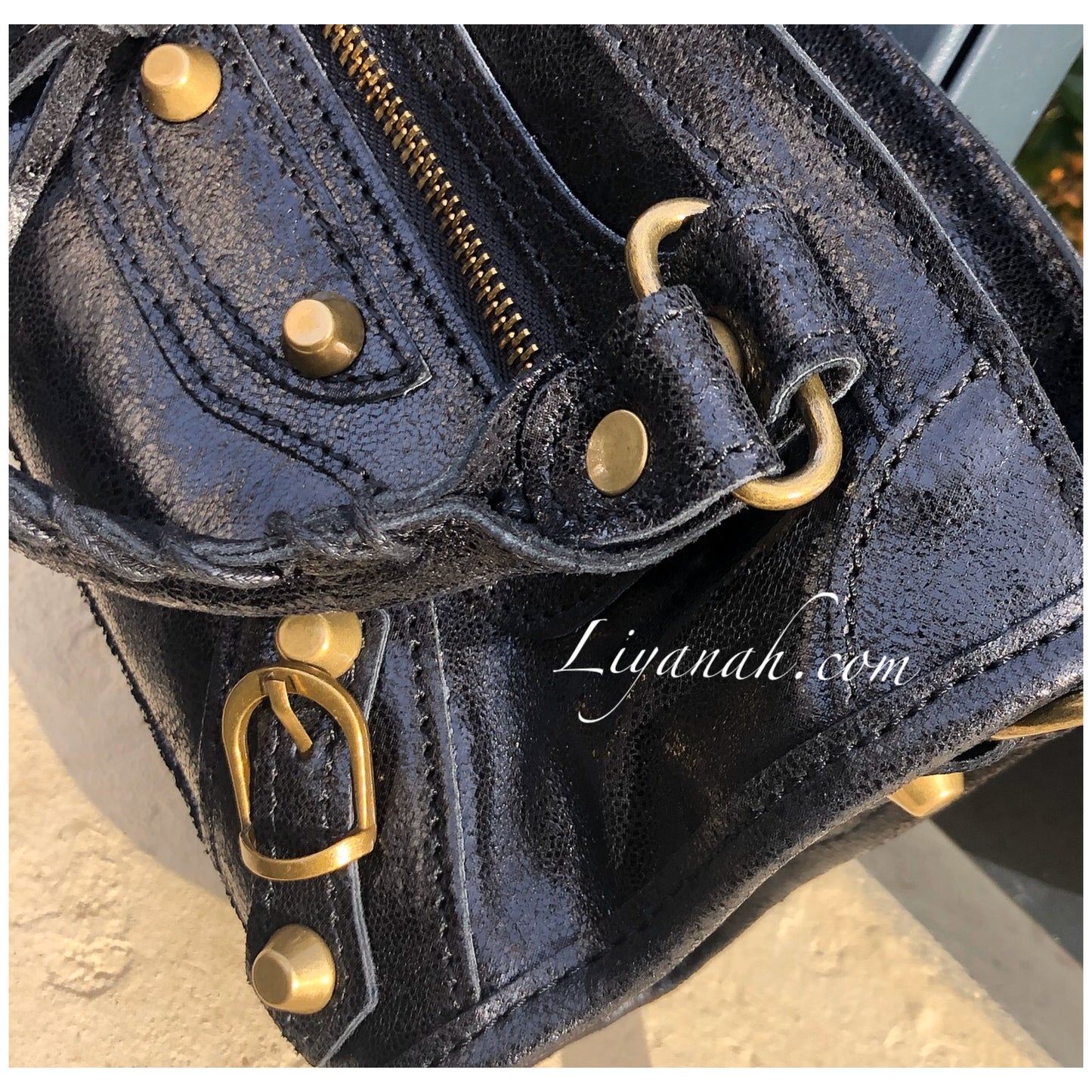 Sac Cuir Modèle PETIT KELYNE NOIR