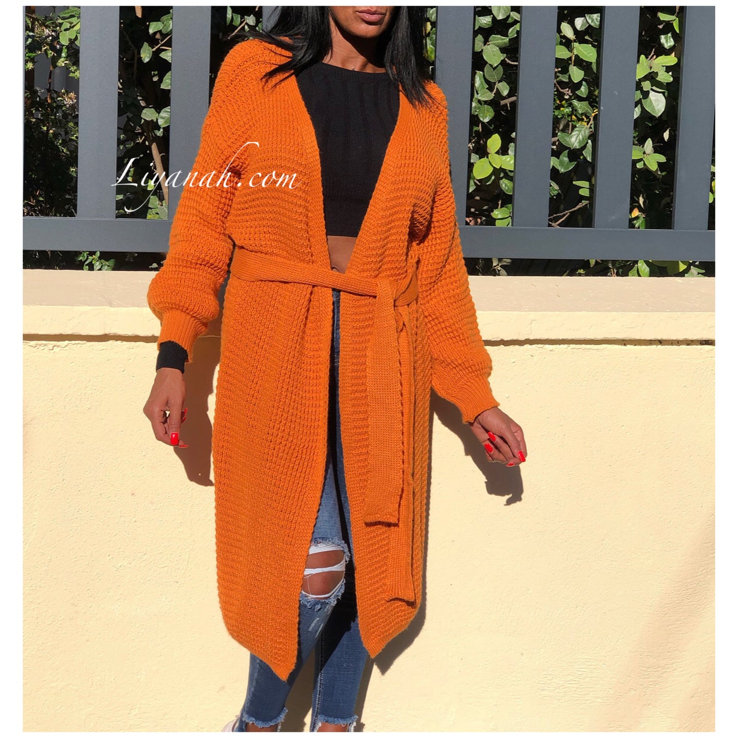 Gilet Modèle LAURA ORANGE