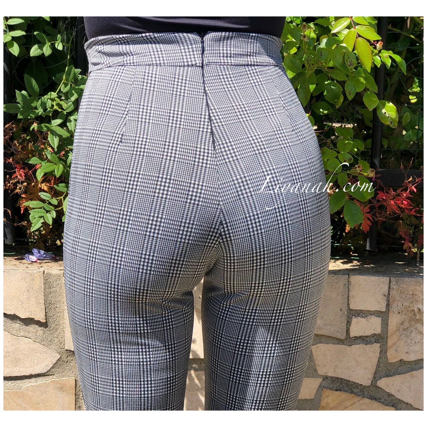 PANTALON Taille Haute Tailleur Modèle AVANA