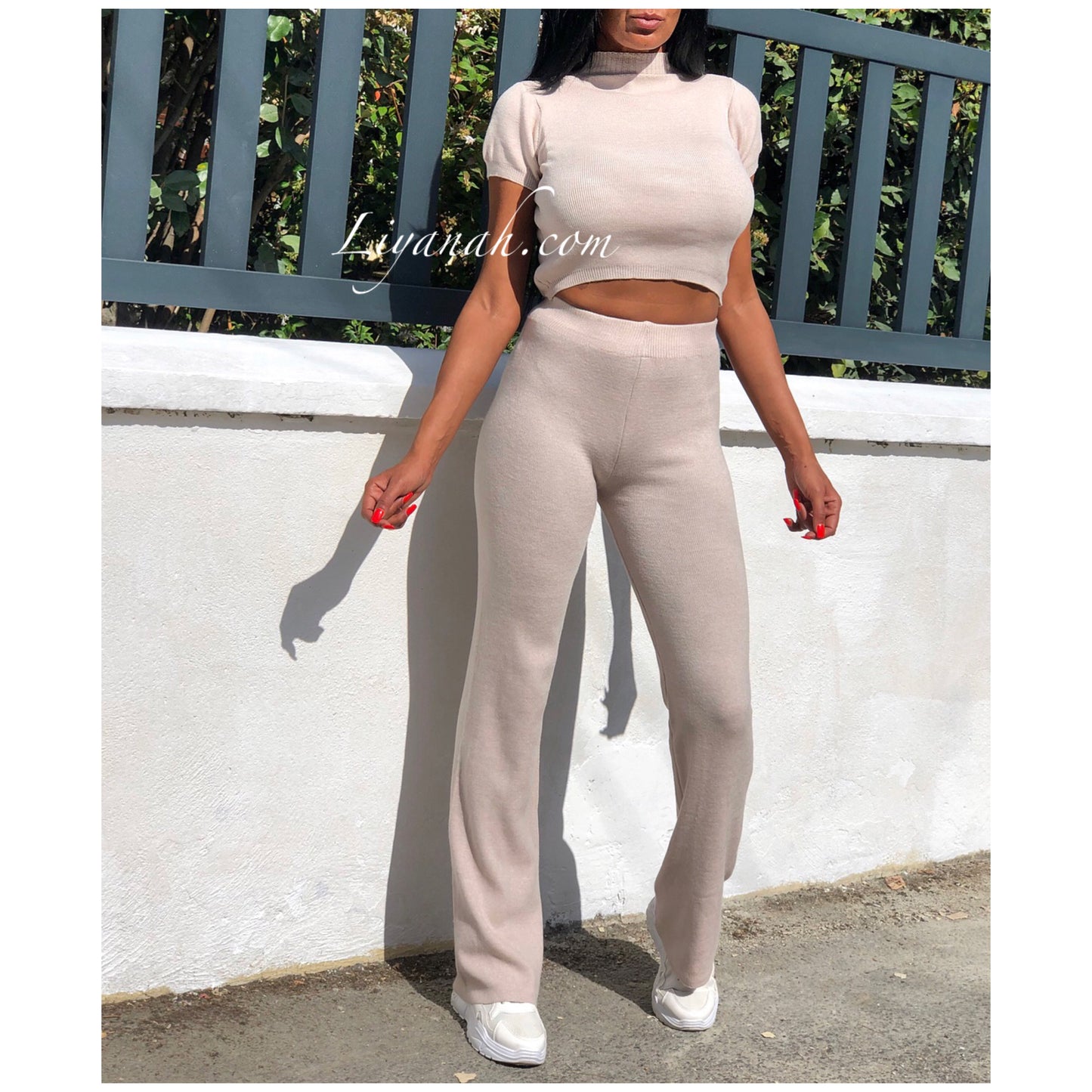 Ensemble Pull / Pantalon Modèle KRISTA BEIGE