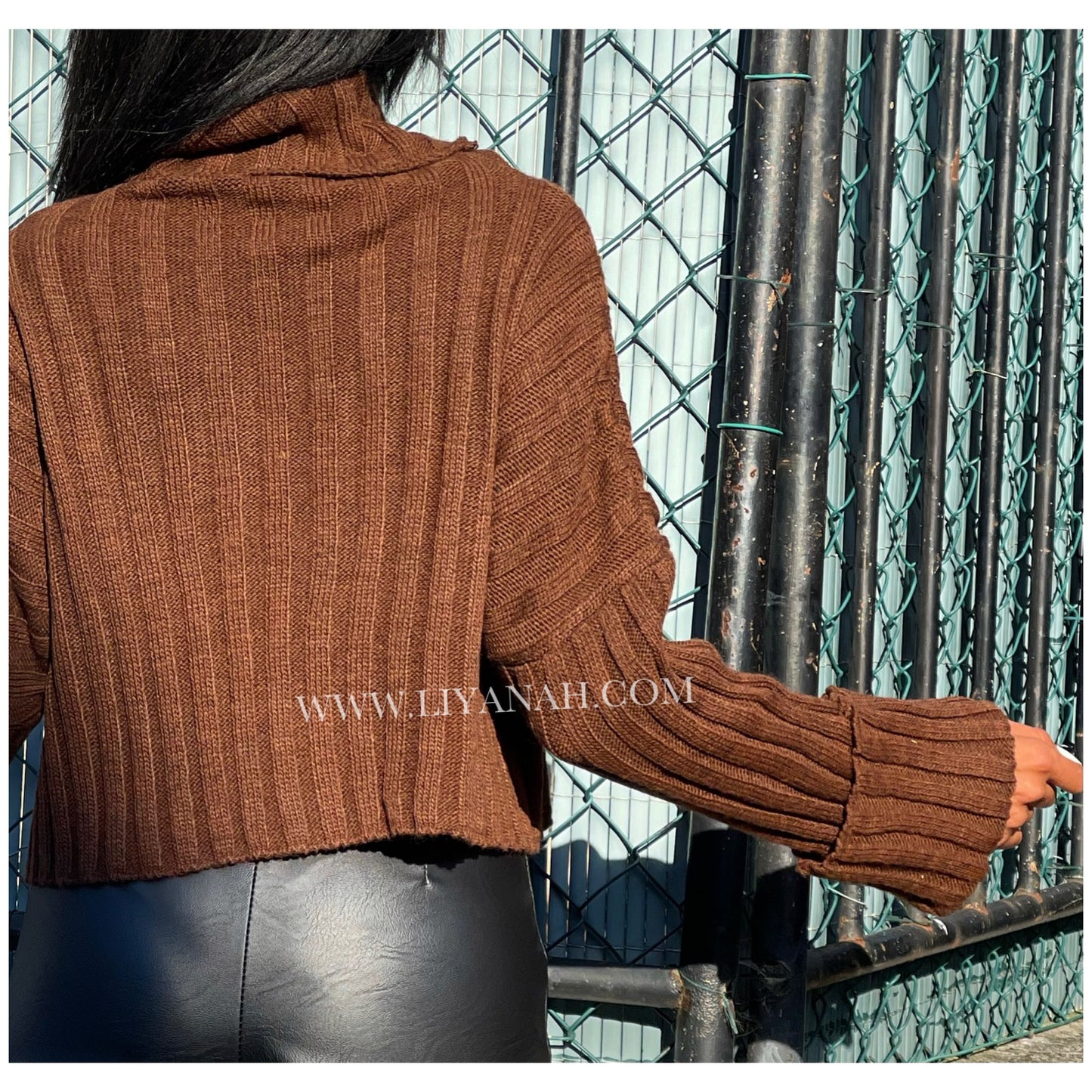 Pull Modèle JARYA CHOCOLAT