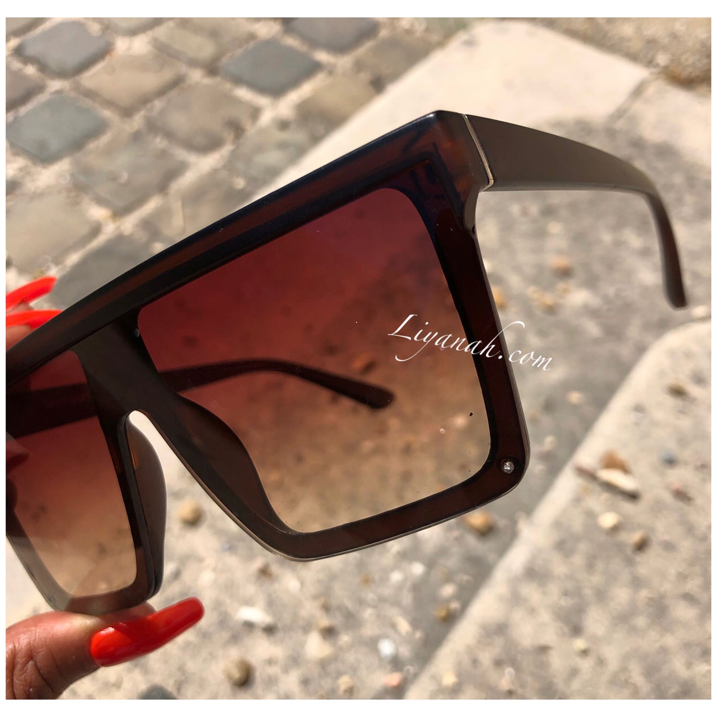 LUNETTES DE SOLEIL Modèle AYEL MARRON