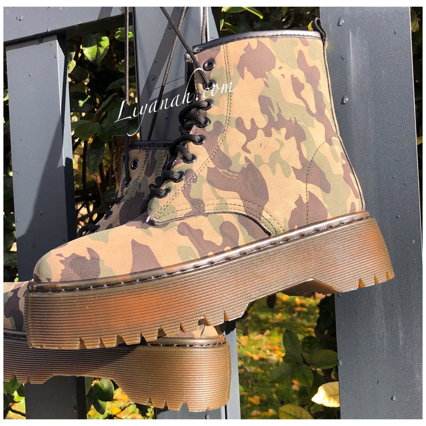 BOOTS Modèle FIDJY CAMOUFLAGE