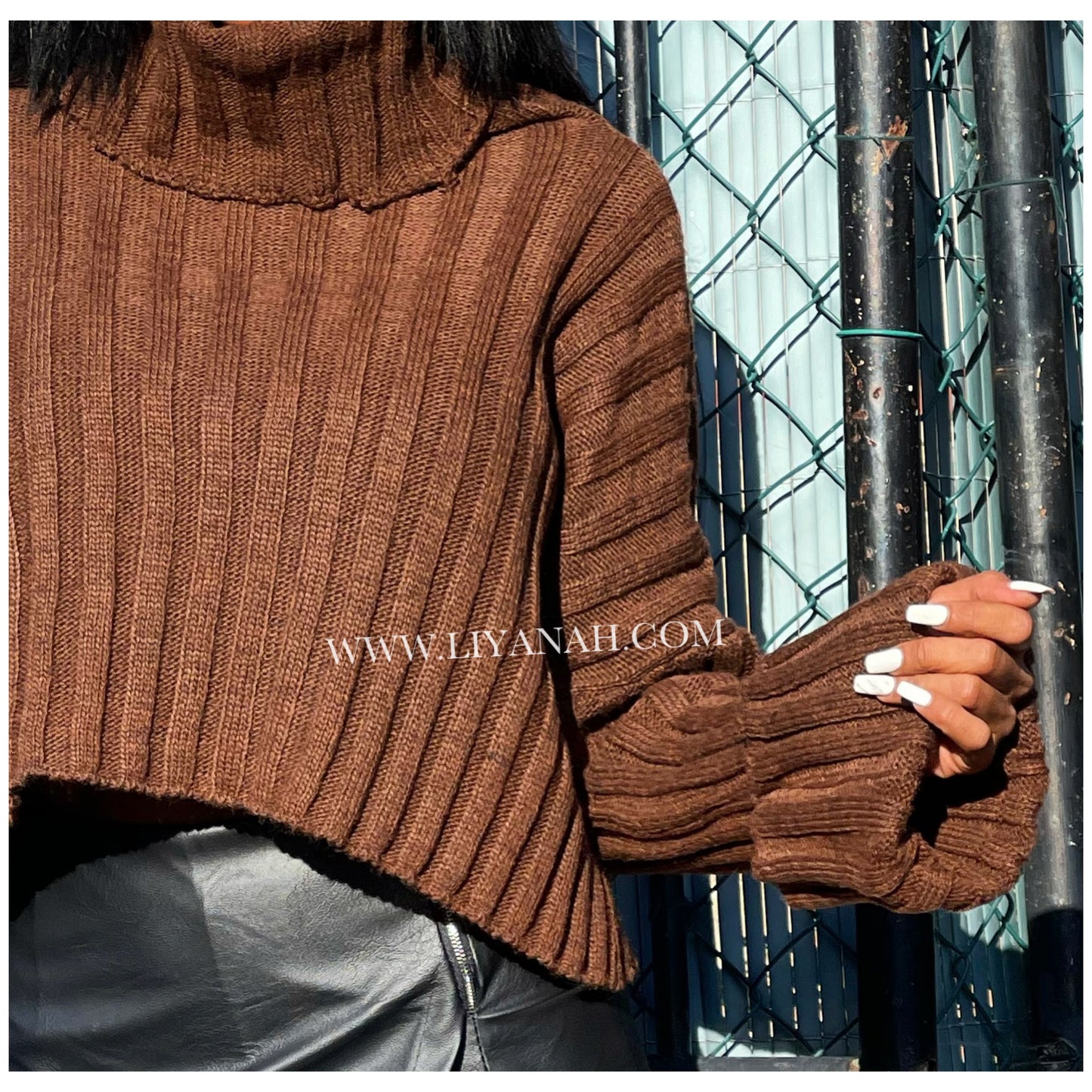 Pull Modèle JARYA CHOCOLAT