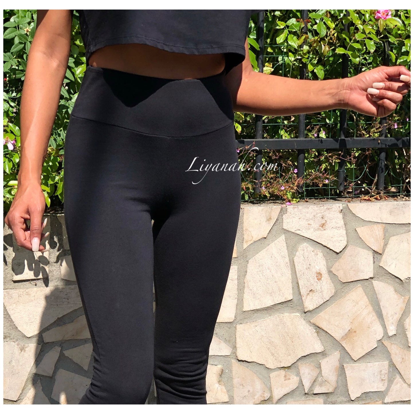 Ensemble Top + Legging Modèle GWEN NOIR