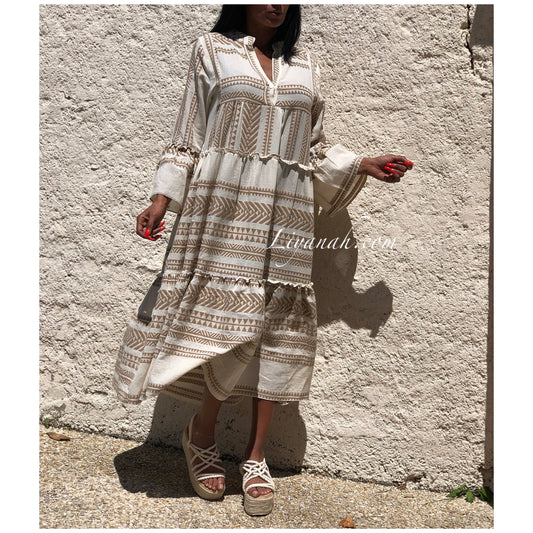 Robe Modèle MARJANE BEIGE