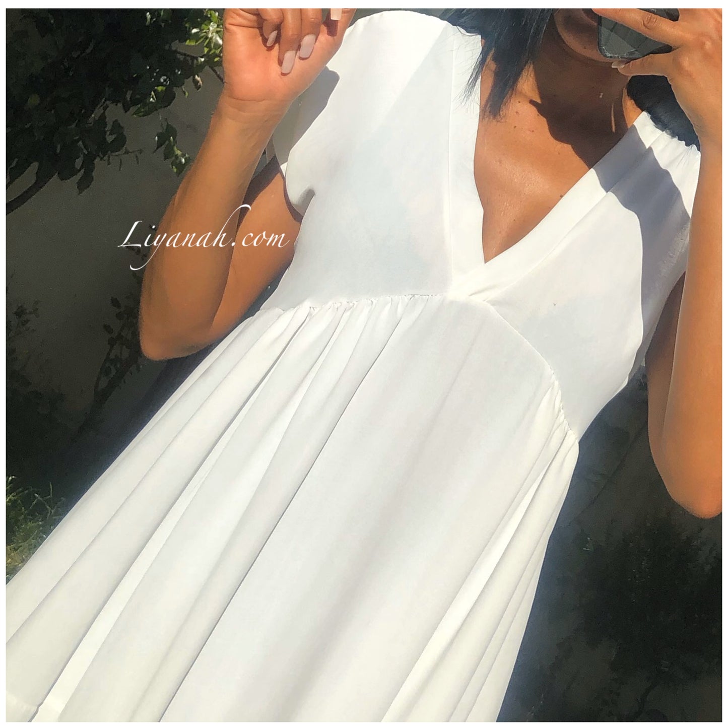 ROBE Longue Modèle HANYZ BLANC