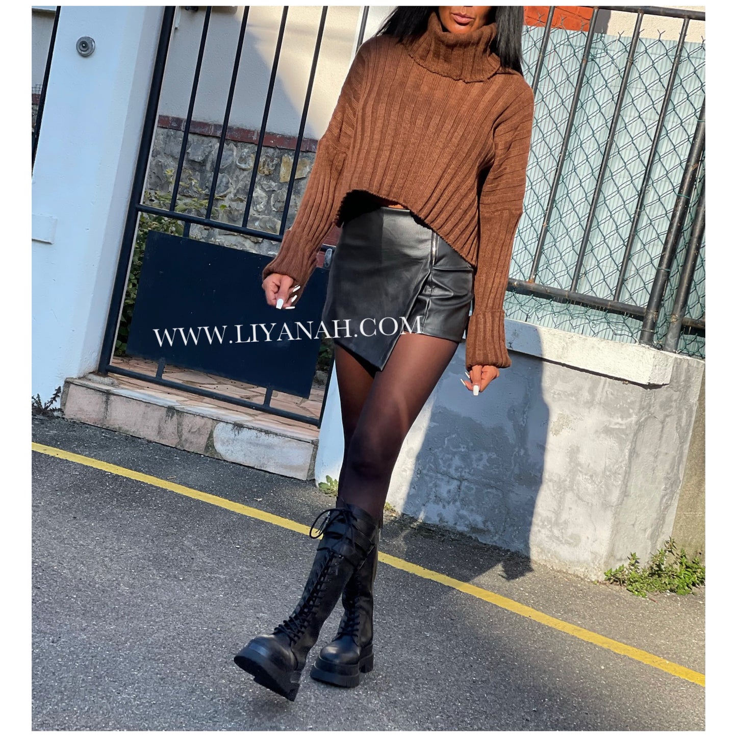 Pull Modèle JARYA CHOCOLAT