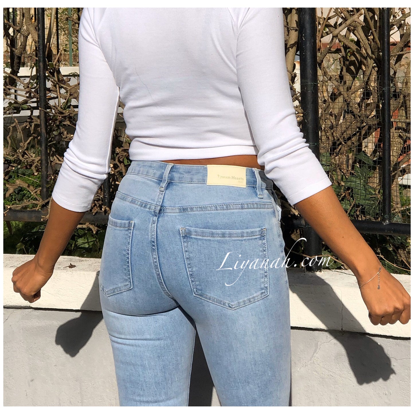 Jean Skinny Modèle CHAYANA LIGHT BLUE