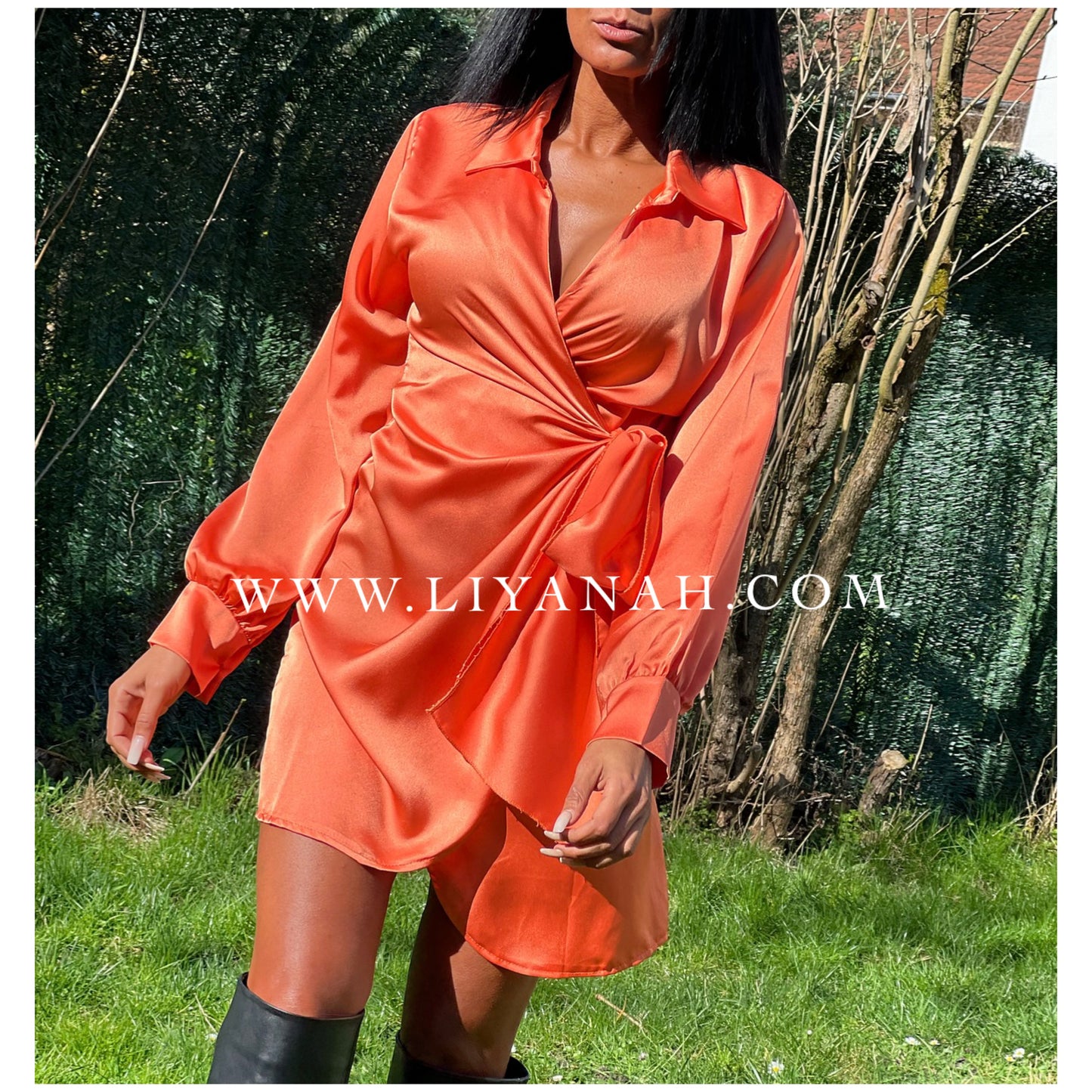 Robe Modèle MALA ORANGE